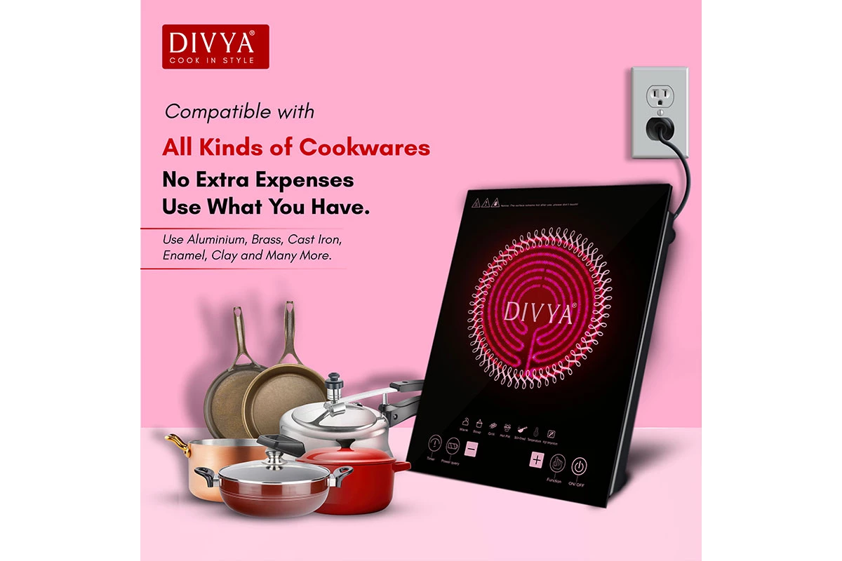 DIVYA DV-44 Infrared Cooktop