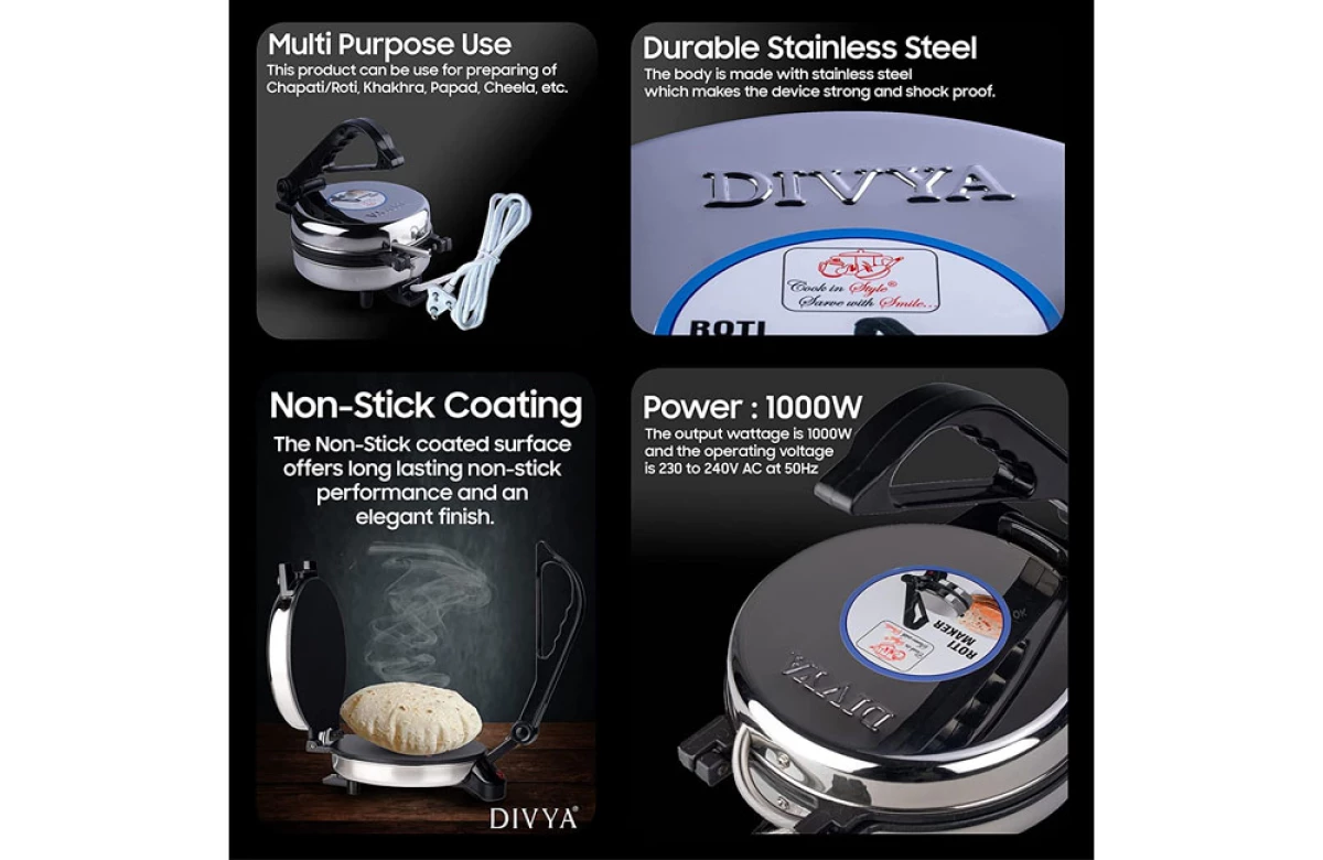 DIVYA Electric Roti Maker