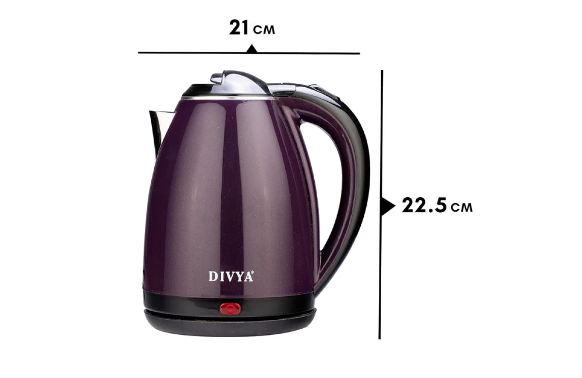 DIVYA 1.8L Purple Queen Kettle