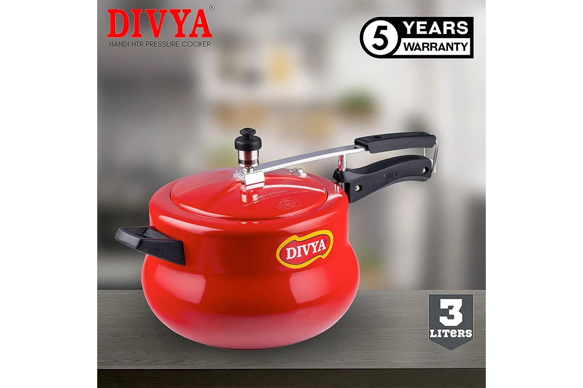 DIVYA 5L HTR Handi Pressure Cooker