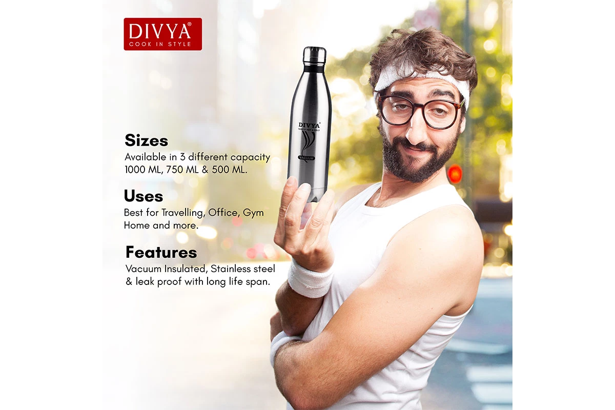 DIVYA 500ML Thermosteel Bottle