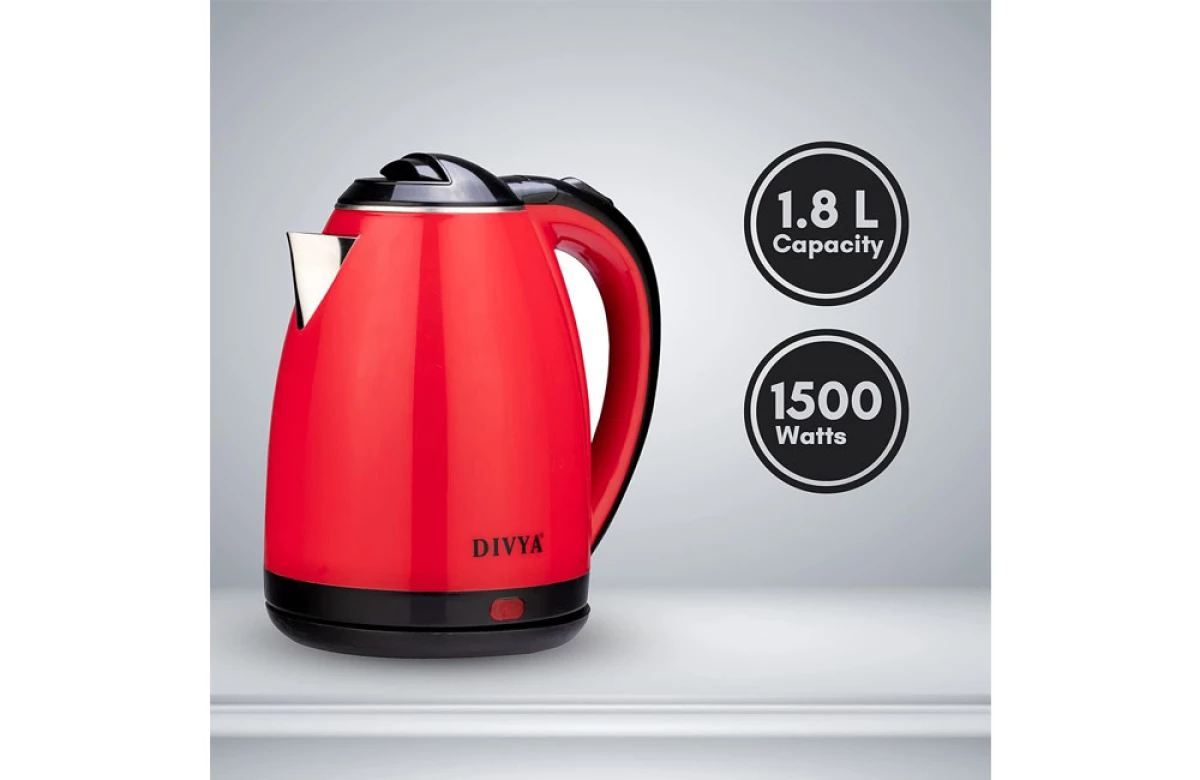 DIVYA 1.8L Red Queen Kettle