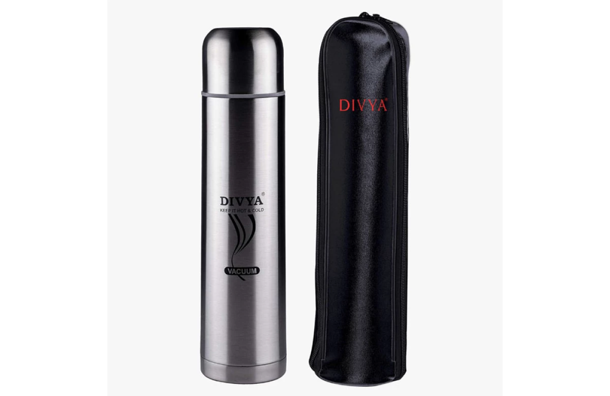 DIVYA 1000ML Thermosteel Flask