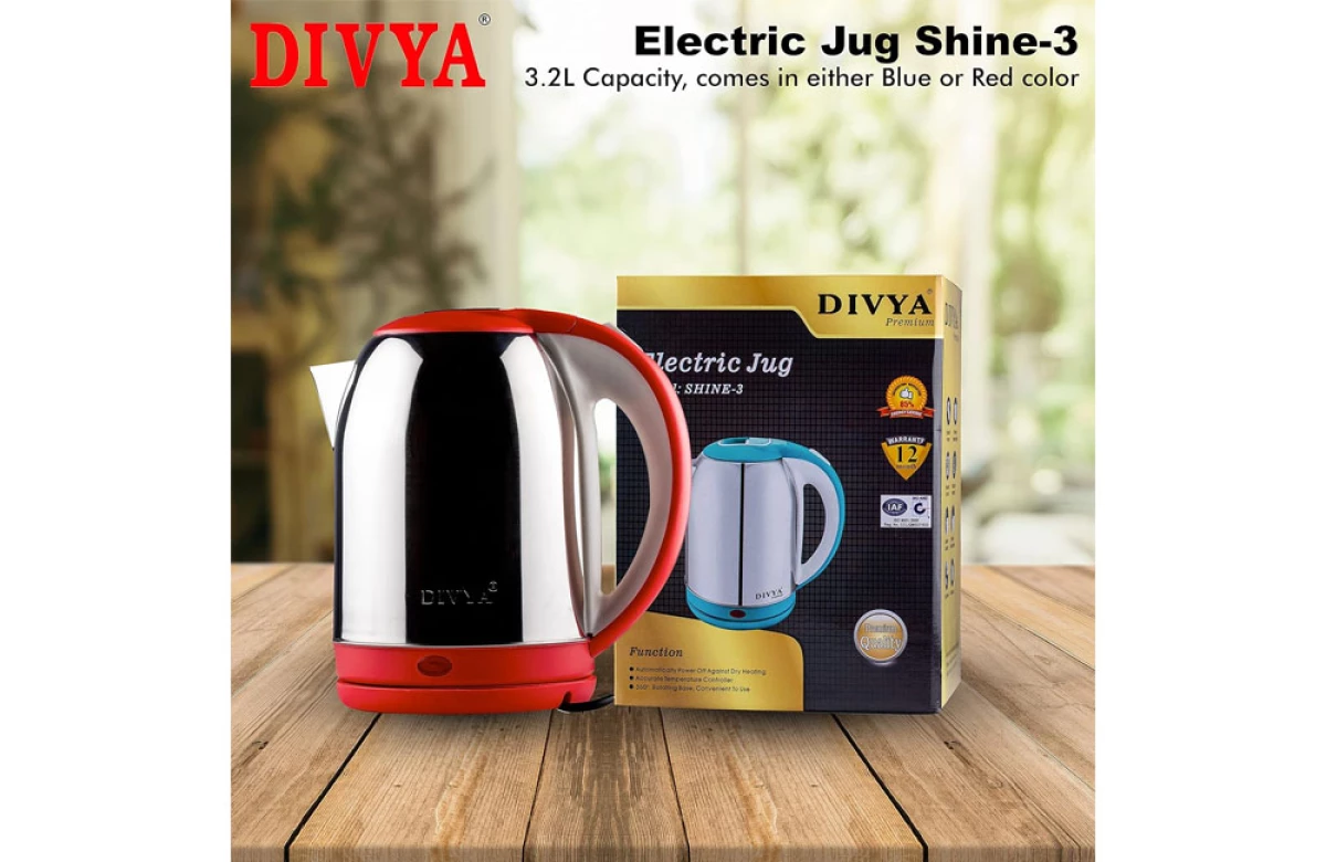 DIVYA Shine 3.2L Kettle