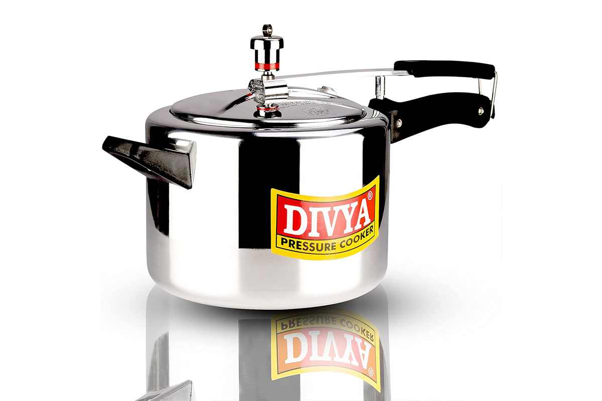 DIVYA 5L Gold Pressure Cooker