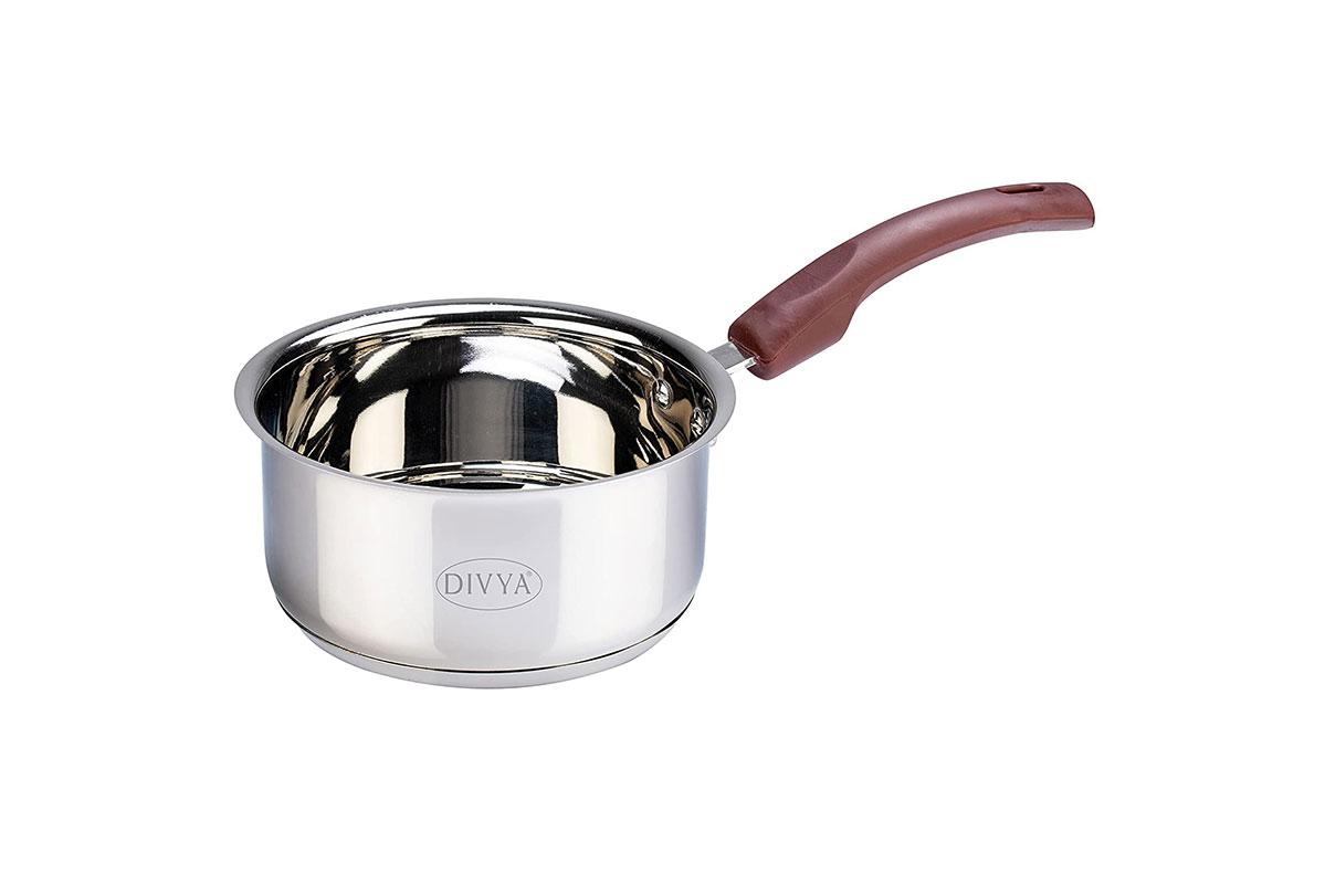 DIVYA 1.5L Stainless Steel Sauce Pan