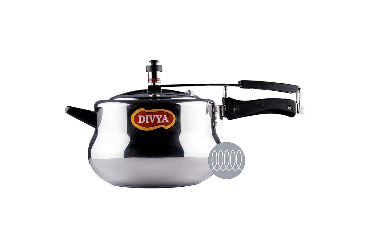 DIVYA 5L Handi Induction Pressure Cooker