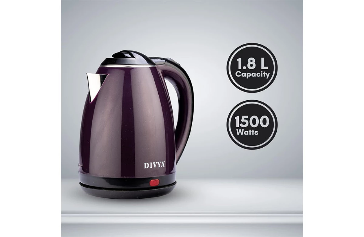 DIVYA 1.8L Purple Queen Kettle