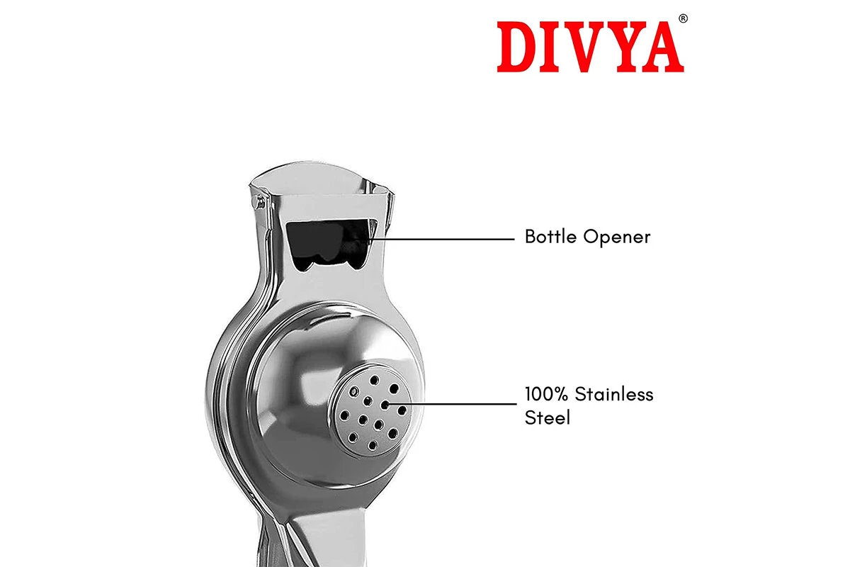 DIVYA Stainless Steel Lemon Squeezer