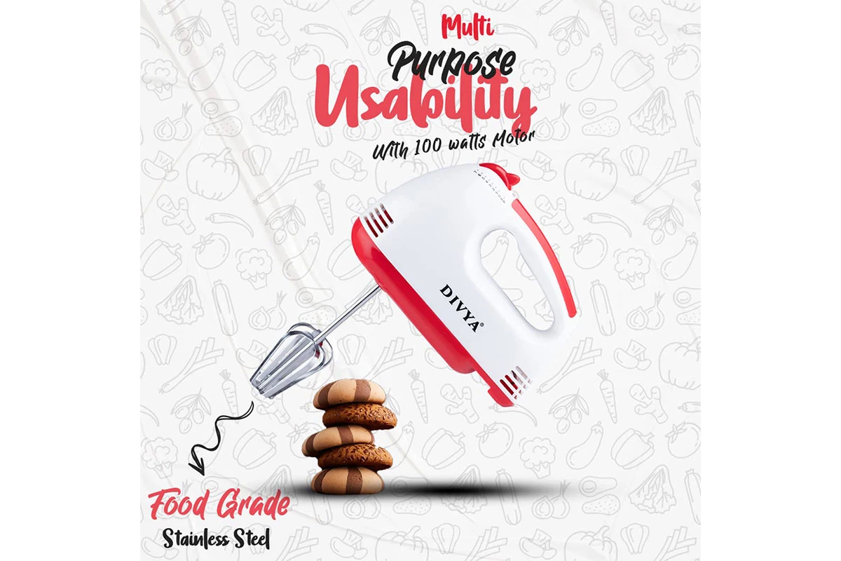 DIVYA Electric Hand Mixer