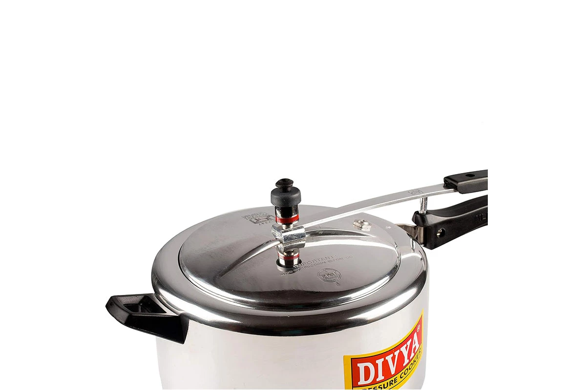 DIVYA 8L Flat Pressure Cooker